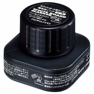 コクヨ PMR-B10D ホワイトボードマーカー補充用インク 黒 (411-5984)