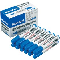 MONAMI 10502 ホワイトボードマーカーB 丸芯 青 (915-6210) 1セット=12本