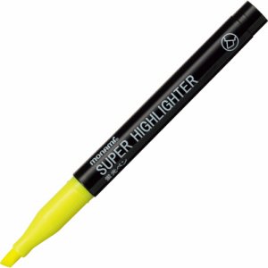 MONAMI 18401 蛍光ペン SUPER HIGHLIGHTER 黄 (215-4017)