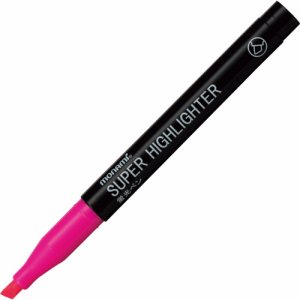 MONAMI 18402 蛍光ペン SUPER HIGHLIGHTER 桃