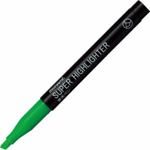 MONAMI 18404 蛍光ペン SUPER HIGHLIGHTER 緑 (215-4048)
