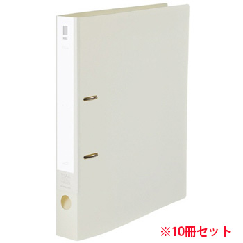 コクヨ フ-NE440W リングファイルNEOS A4縦 330枚とじ 10冊セット オフホワイト
