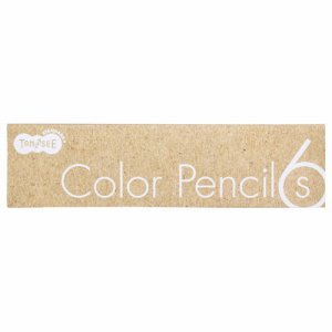 TS-SCP6C 色鉛筆 6色（各色1本） 1セット 汎用品 (312-1443)