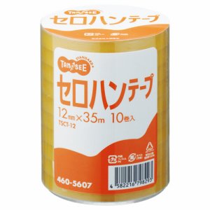 TSCT-12 セロハンテープ 12mm×35M 1セット(300巻:10巻×30パック) 汎用品 (910-8083) 1セッ