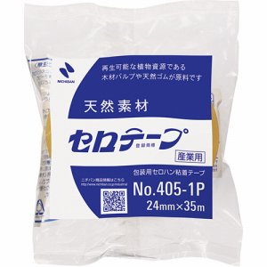 ニチバン 4051P-24 産業用セロテープ 大巻 24mm×35m (311-4582)