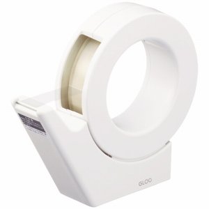 コクヨ T-GM500W グルー テープカッター(吸盤ハンディタイプ・大巻) 白 (315-2980)