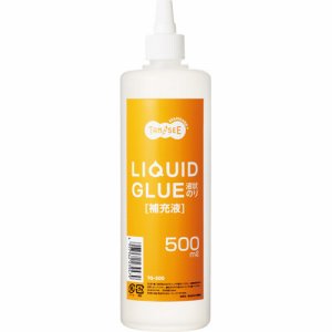 TG-500 液状のり 補充用 500ML 交換スポンジキャップ2個付 汎用品 (216-0733)