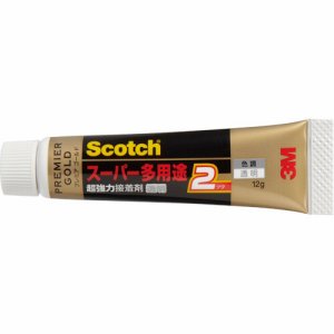 3M 9077S スコッチ 超強力接着剤 プレミアゴールド スーパー多用途2 12g (114-1063)