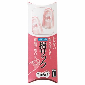 TY-29P シリコンキャップ指サック L ピンク 汎用品 (514-3405) 1パック=4個