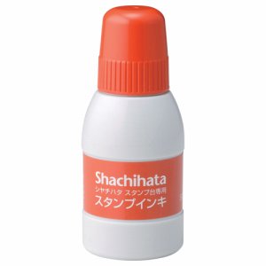 シャチハタ SGN-40-OR スタンプ台専用補充インキ 40ML 朱色 (411-9609)