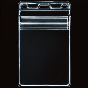ソニック NF-578-1 名札用表示面 タテ型チャックタイプ (910-0938) 1セット=10枚