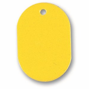 ソニック NF-751-Y 番号札 小 無地 黄 (313-4726) 1パック=10個