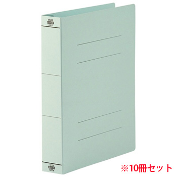 PLUS No.021SW-BL フラットファイル 厚とじ500 樹脂製とじ具 A4タテ 背幅53mm ブルー