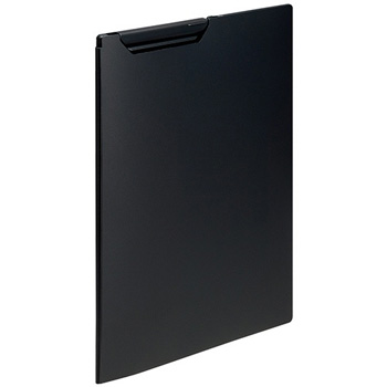 LIHIT F-5903 Noir×noir クリップファイル A4 約20枚収容 黒