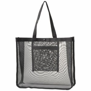 POLI-B4 メッシュバッグ B4ワイド 黒 汎用品 (312-4385) 1パック=10枚