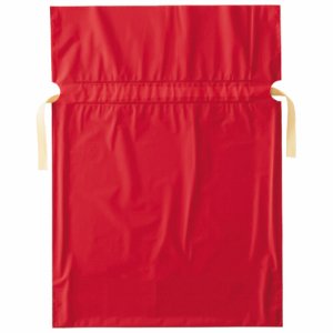 店研創意 7646-90514 ストア・エキスプレス 梨地リボン付ギフトバッグ レッド 31CM (317-8524) 1パック
