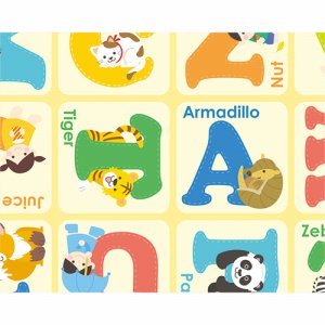 ササガワ 49-1321 包装紙 アニマルスタディ 半才判 (111-4333) 1パック=50枚