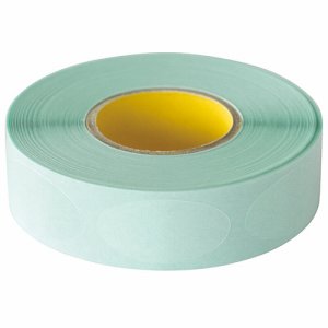 ヘッズ M-1RS 透明ロールシール 25×13mm (111-4395) 1パック=500枚