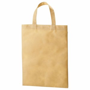 ORFB-A4-BE 不織布バッグ A4 マチ無 ヨコ270×タテ350mm ベージュ 汎用品 (616-7196) 1パック=