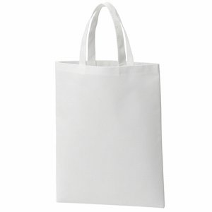 ORFB-A4-W 不織布バッグ A4 マチ無 ヨコ270×タテ350mm ホワイト 汎用品 (219-1265) 1パック=1