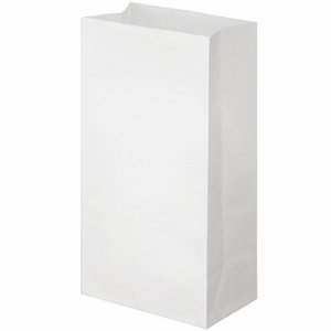 OR-W-6 角底袋 6号 ヨコ150×タテ280×マチ幅90mm 晒 汎用品 (018-1459) 1パック=500枚