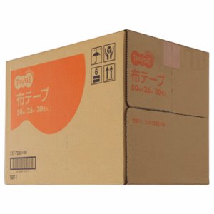 TSET-1 布テープ 中梱包用 50mm×25M 1セット(30巻) 汎用品 (919-7169) 1セット=30巻