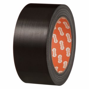 TSCC50BK 布テープ（カラー） 50mm×25M 黒 1セット（30巻） 汎用品 (760-5802) 1セット＝30巻