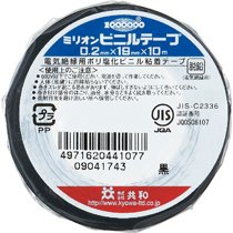 共和 HF-117-A ミリオン ビニルテープ 19mm×10m 黒 (365-9823)