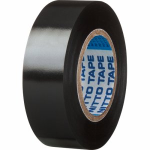 ニトムズ J2597 ビニールテープS 19mm×10m 黒 (460-1892) 1パック＝5巻