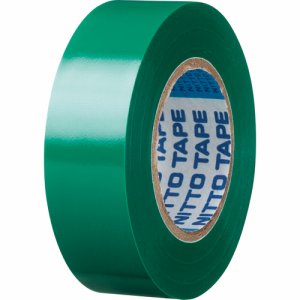ニトムズ J2593 ビニールテープS 19mm×10m 緑 (460-1854) 1パック＝5巻