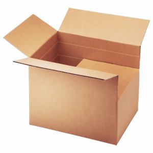 OR-L10T 無地ダンボール箱 Lサイズ 高さ調整タイプ 汎用品 (269-5779) 1パック=10枚