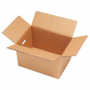 ORWF-L1 無地ダンボール箱 ダブルフルート 高さ305mm 汎用品 (167-4194) 1パック=10枚