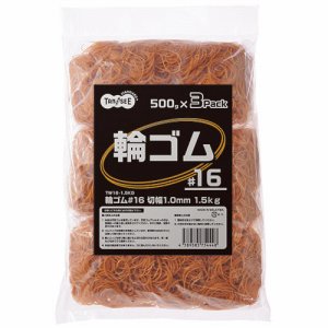 TW16-1.5KG 輪ゴム #16 内径38mm 1.5KG入 汎用品 (564-6627)