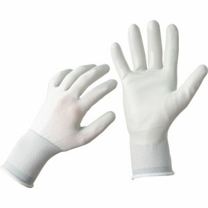 TM2987-L ニトリル 背抜き手袋 L ホワイト /グレー 汎用品 (563-4129) 1パック=5双
