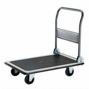 TGK-SUD300 スチール台車(折りたたみ式) 300KG荷重 黒 汎用品 (365-9632)
