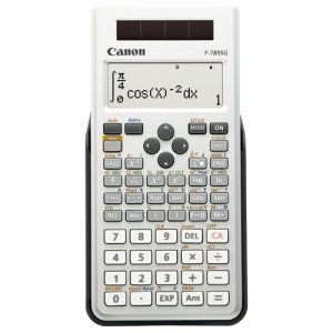 CANON 6952B001 関数電卓 F-789SG-SL SOB 10桁 教科書ビュー 445関数 19メモリ ホワイト (