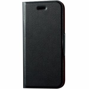 ELECOM PM-A17MPLFUBK IPHONE8 /7用ソフトレザーカバー 薄型 磁石付 ブラック (246-3667)