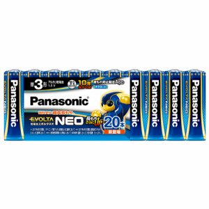 PANASONIC LR6NJ/20SW アルカリ乾電池 EVOLTAネオ 単3形 LR6NJ /20SW (460-8756)