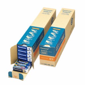 PANASONIC LR6EJN/100S アルカリ乾電池 EVOLTA 単3形 業務用パック 2箱セット