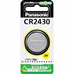 PANASONIC CR-2430P コイン形リチウム電池 3V (460-8824)
