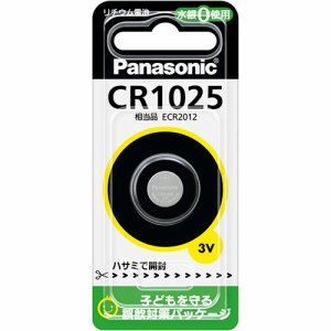 PANASONIC CR-1025 コイン形リチウム電池 3V (560-7563)