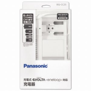 PANASONIC BQ-CC25 充電器 単1〜4形・6P形用 (264-1240)