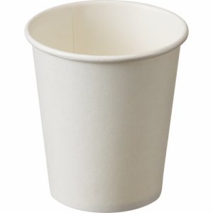 アートナップ PS-102 紙コップ 白無地 90ML(3オンス) (368-8122) 1パック=100個