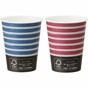KHN509TF 紙コップ TSUMUGI 275ML(9オンス) 250個セット 汎用品 (768-8072) 1セット=25