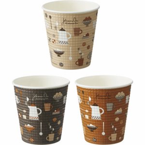 C2550EFIKA エンボスカップ FIKA 250ML（8.5オンス） 1000個セット 汎用品 (769-5391) 1セ