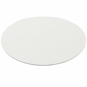 TM-113 ペーパーコースター 無地(丸) 厚さ1mm 汎用品 (463-7310) 1パック=100枚