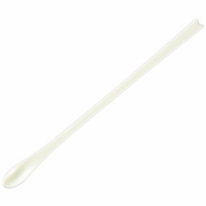 TM-121 マドラースプーン 130mm アイボリー 汎用品 (561-7182) 1パック=500本