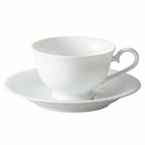 イチガマ 2810-OT04 白磁丸反兼用高台碗皿 (261-9259) 1セット=5客