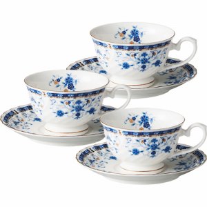 山秀 72190072 ビアンカ高台兼用碗皿 (562-8261) 1セット=3客