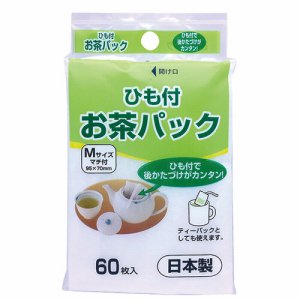 アートナップ TMKS-001 お茶パック (ひも付) (365-6488) 1パック=60枚
